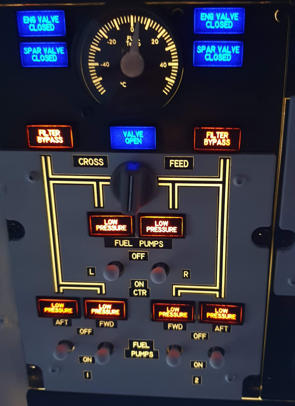 B737800 Fuel Temp. Gauge HomeCockpitPanels
