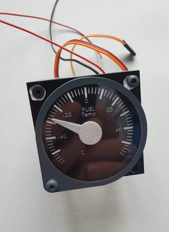B737800 Fuel Temp. Gauge HomeCockpitPanels