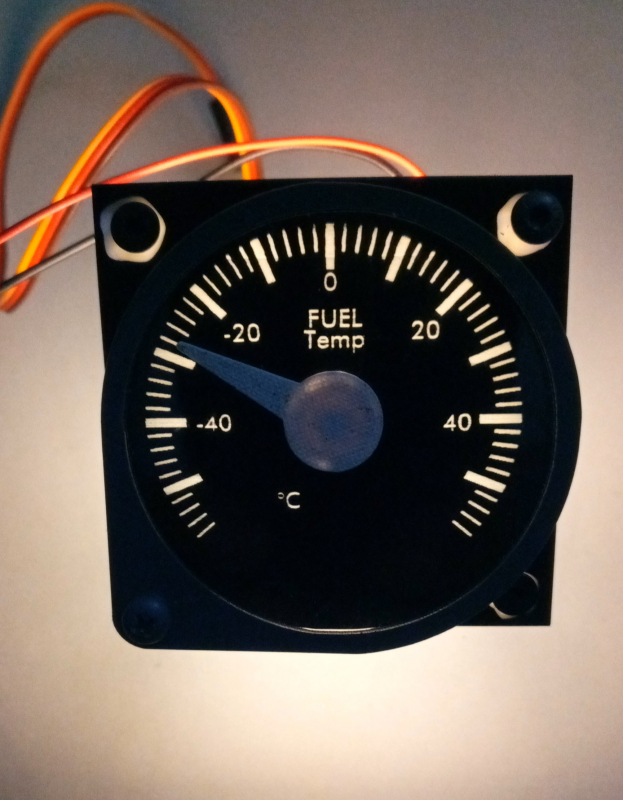 B737800 Fuel Temp. Gauge HomeCockpitPanels